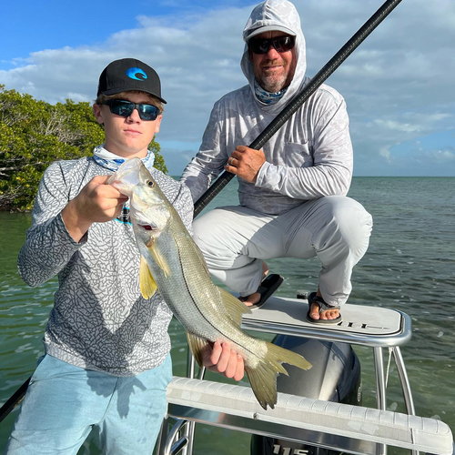 Family fun day, a few nice snook and tarpon 🎣

#backcountrydelights #evergladesnationalpark #budnmarysmarina...